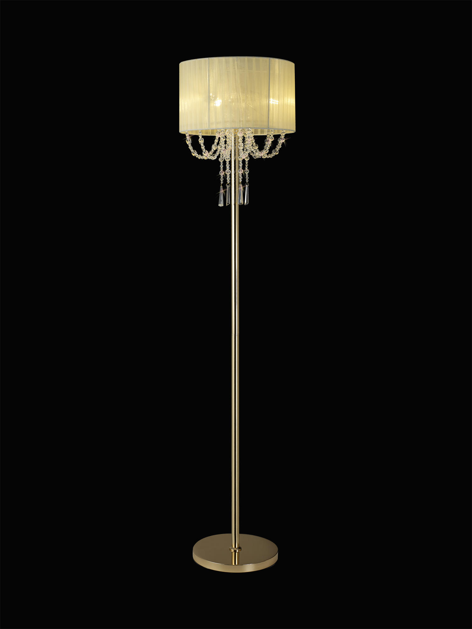 IL31763  Freida 155cm Floor Lamp 3 Light